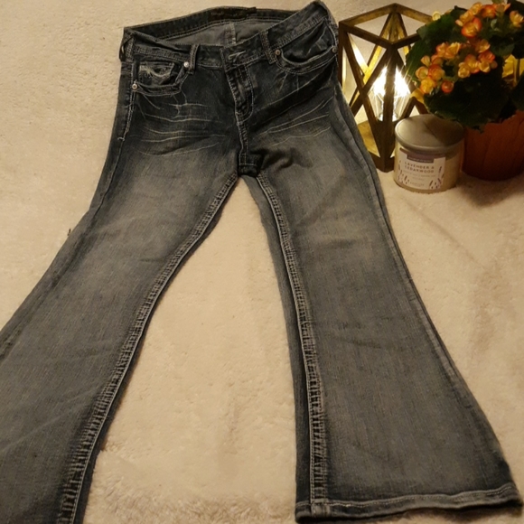 Twenty one black Jean's by rue21 sz 7/8 - Picture 1 of 6